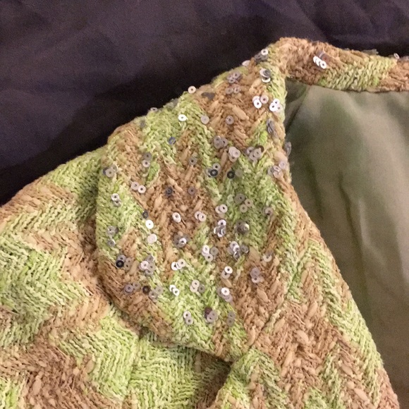 Marciano cropped blazer with sequin details - Picture 3 of 5